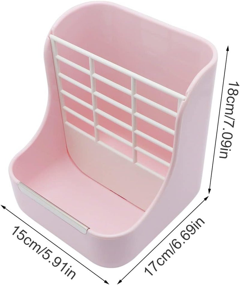 Litewoo Rabbit Hay Feeder Food Bowl Feeding Rack for Small Animal Guinea Pig Chinchilla Bunny Cage Accessories - Image 2